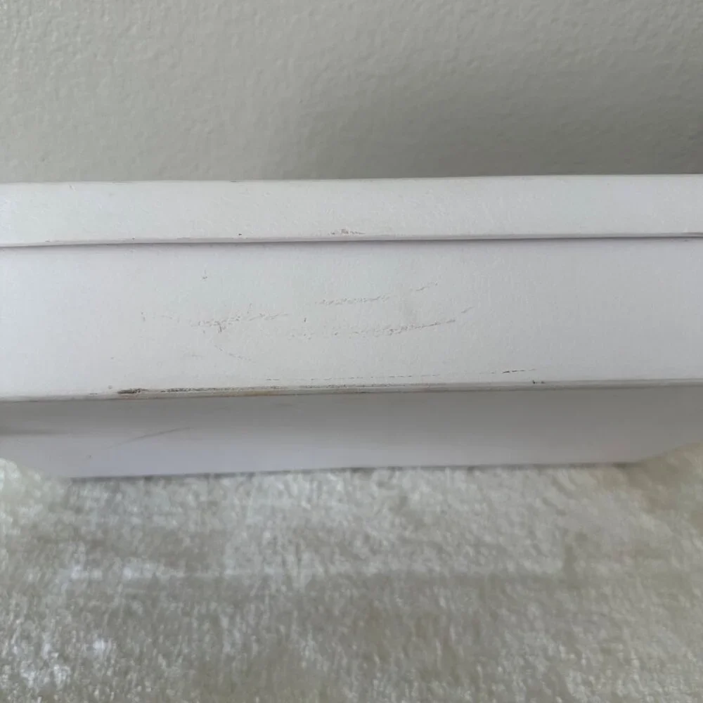 Christian Dior Empty Gift Box For A Small Shoulder Bag White Black 0/S